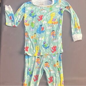 2T Little Sleepies x Sesame Street Limited Design Pajama Set